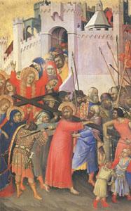 Simone Martini The Carrying of the Cross (mk05) china oil painting image